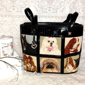 Brighton, handbag, medium, puppies